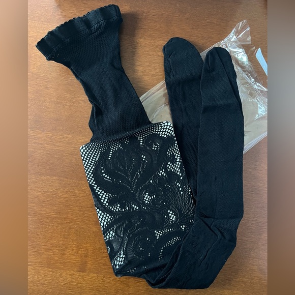 NATORI SCROLL NET TIGHTS - Picture 4 of 7